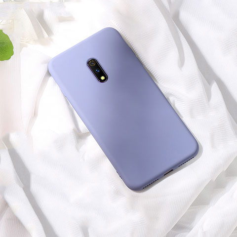 Custodia Silicone Ultra Sottile Morbida 360 Gradi Cover per Oppo K3 Viola