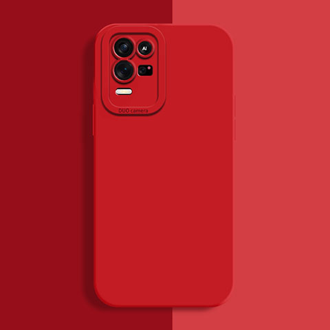 Custodia Silicone Ultra Sottile Morbida 360 Gradi Cover per Oppo K9X 5G Rosso