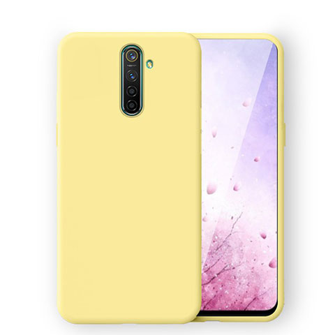 Custodia Silicone Ultra Sottile Morbida 360 Gradi Cover per Oppo Reno Ace Giallo