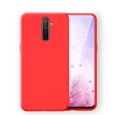 Custodia Silicone Ultra Sottile Morbida 360 Gradi Cover per Oppo Reno Ace Rosso