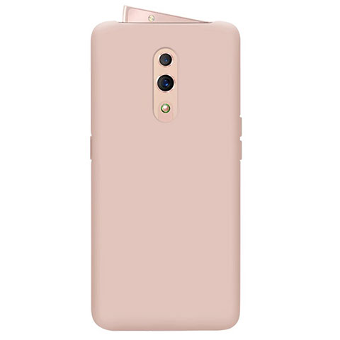 Custodia Silicone Ultra Sottile Morbida 360 Gradi Cover per Oppo Reno Oro