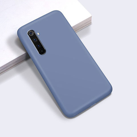 Custodia Silicone Ultra Sottile Morbida 360 Gradi Cover per Realme 6 Pro Grigio