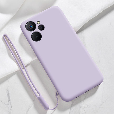 Custodia Silicone Ultra Sottile Morbida 360 Gradi Cover per Realme 9i 5G Lavanda