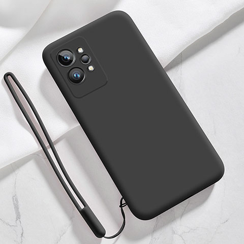 Custodia Silicone Ultra Sottile Morbida 360 Gradi Cover per Realme GT2 Pro 5G Nero