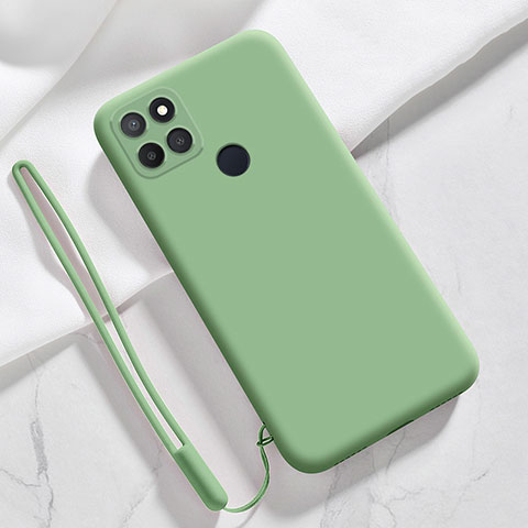 Custodia Silicone Ultra Sottile Morbida 360 Gradi Cover per Realme Narzo 50A Verde