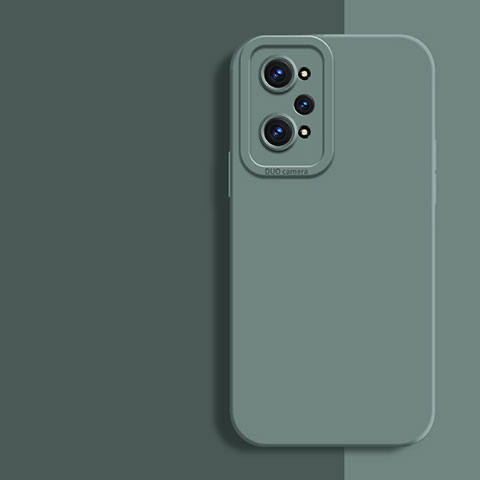 Custodia Silicone Ultra Sottile Morbida 360 Gradi Cover per Realme Q5 Pro 5G Verde