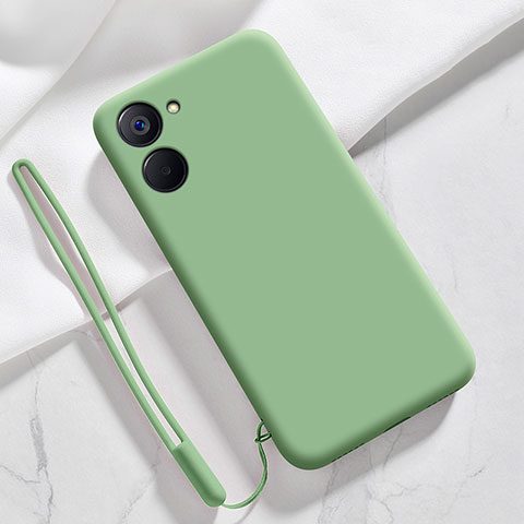 Custodia Silicone Ultra Sottile Morbida 360 Gradi Cover per Realme V30t 5G Verde