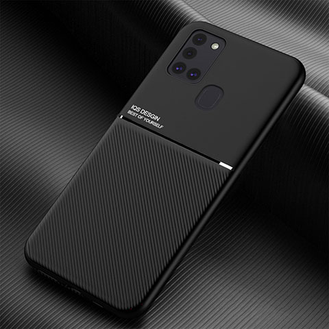 Custodia Silicone Ultra Sottile Morbida 360 Gradi Cover per Samsung Galaxy A21s Nero