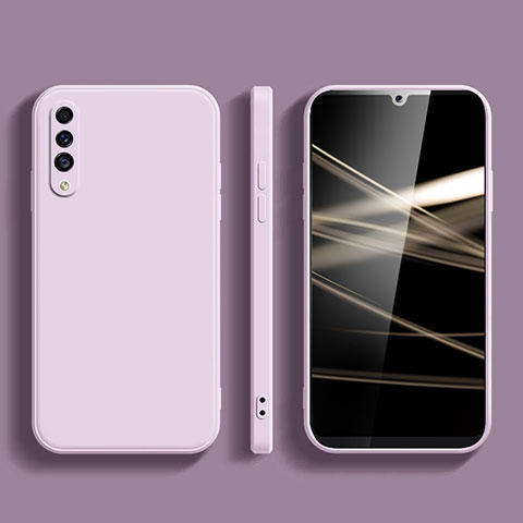 Custodia Silicone Ultra Sottile Morbida 360 Gradi Cover per Samsung Galaxy A30S Lavanda