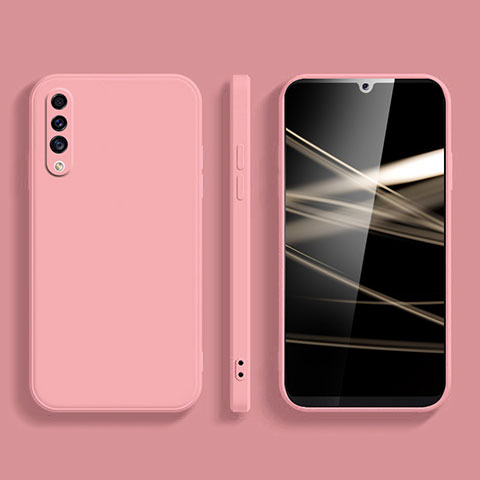 Custodia Silicone Ultra Sottile Morbida 360 Gradi Cover per Samsung Galaxy A30S Rosa