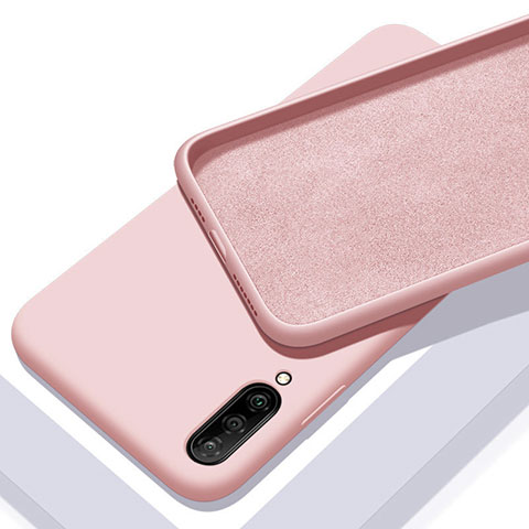 Custodia Silicone Ultra Sottile Morbida 360 Gradi Cover per Samsung Galaxy A70S Oro Rosa