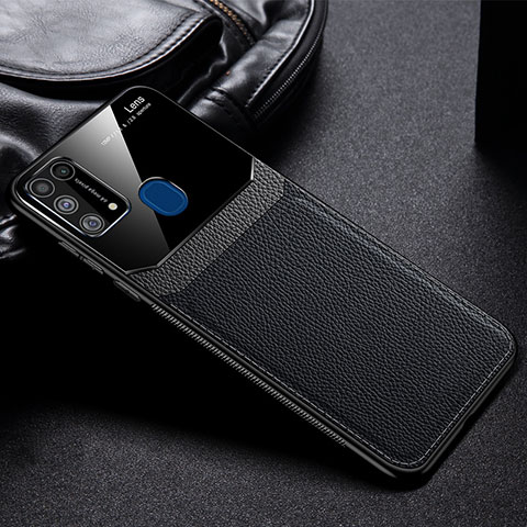 Custodia Silicone Ultra Sottile Morbida 360 Gradi Cover per Samsung Galaxy M31 Prime Edition Nero