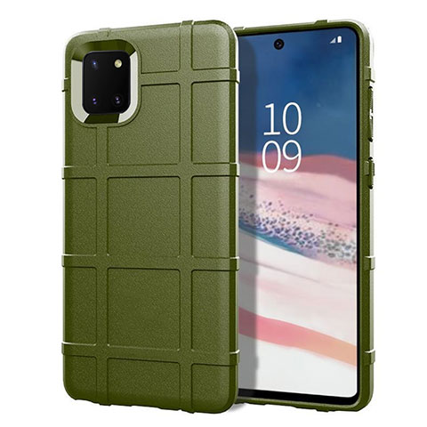 Custodia Silicone Ultra Sottile Morbida 360 Gradi Cover per Samsung Galaxy M60s Verde