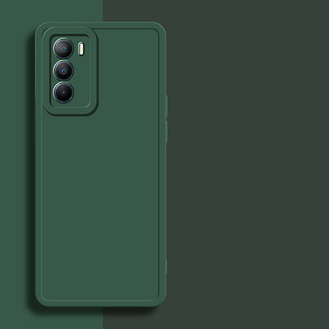 Custodia Silicone Ultra Sottile Morbida 360 Gradi Cover per Vivo iQOO Neo5S 5G Verde Notte