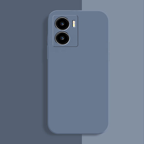 Custodia Silicone Ultra Sottile Morbida 360 Gradi Cover per Vivo iQOO Z7x 5G Grigio Lavanda