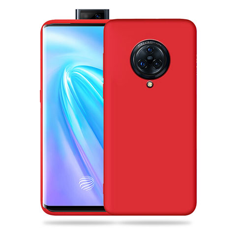 Custodia Silicone Ultra Sottile Morbida 360 Gradi Cover per Vivo Nex 3 Rosso