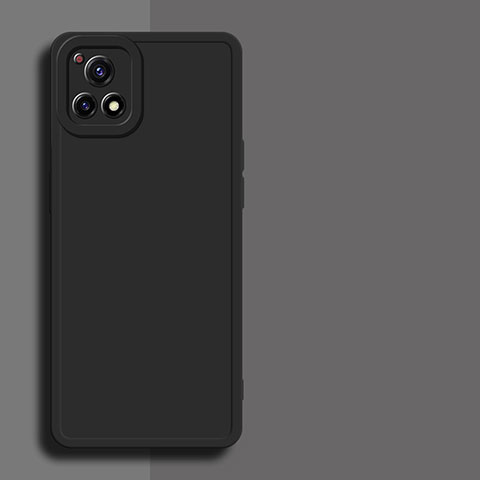 Custodia Silicone Ultra Sottile Morbida 360 Gradi Cover per Vivo Y31s 5G Nero