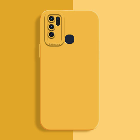 Custodia Silicone Ultra Sottile Morbida 360 Gradi Cover per Vivo Y50 Giallo