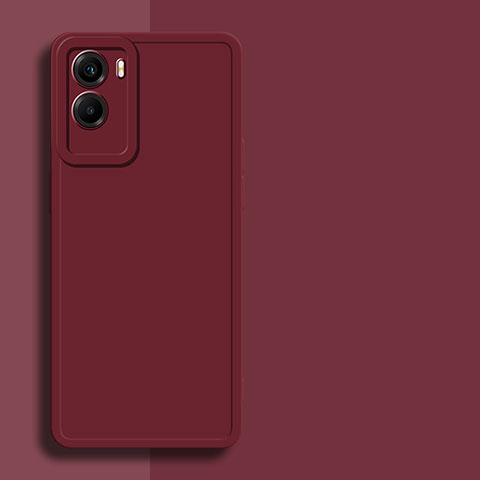 Custodia Silicone Ultra Sottile Morbida 360 Gradi Cover per Vivo Y55s (2021) Rosso