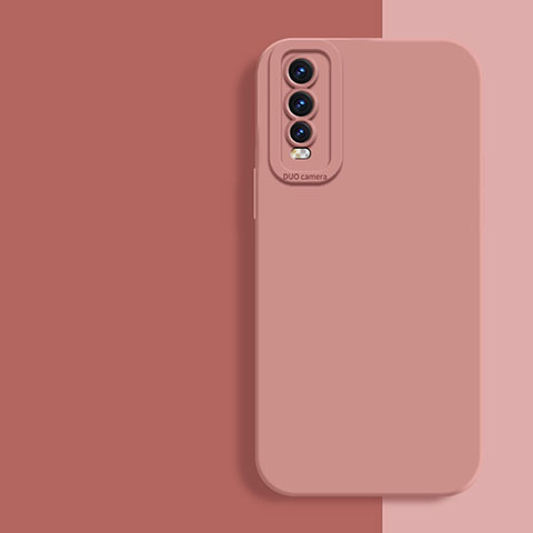 Custodia Silicone Ultra Sottile Morbida 360 Gradi Cover per Vivo Y70S 5G Rosa