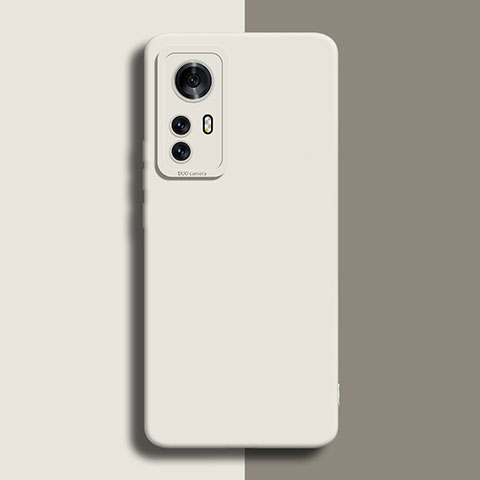 Custodia Silicone Ultra Sottile Morbida 360 Gradi Cover per Xiaomi Mi 12S Pro 5G Bianco