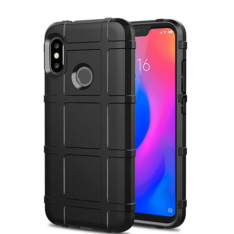 Custodia Silicone Ultra Sottile Morbida 360 Gradi Cover per Xiaomi Mi A2 Lite Nero