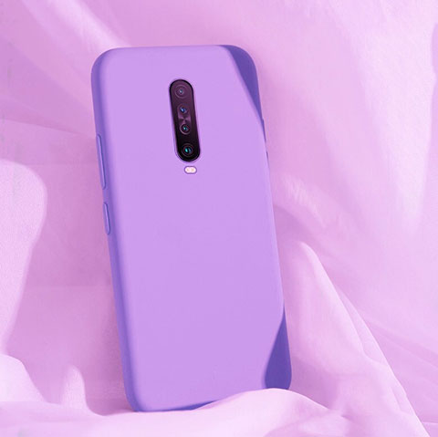 Custodia Silicone Ultra Sottile Morbida 360 Gradi Cover per Xiaomi Poco X2 Viola