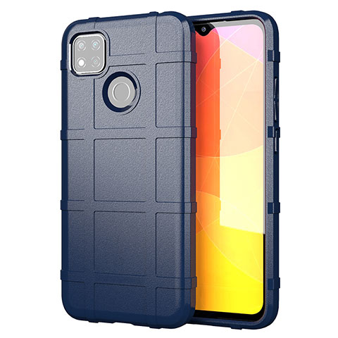 Custodia Silicone Ultra Sottile Morbida 360 Gradi Cover per Xiaomi Redmi 9 India Blu