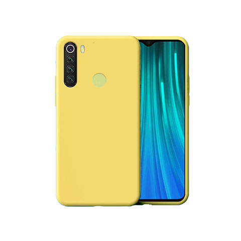 Custodia Silicone Ultra Sottile Morbida 360 Gradi Cover per Xiaomi Redmi Note 8 (2021) Giallo