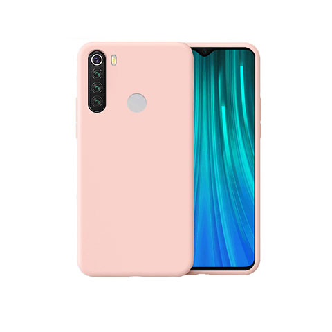 Custodia Silicone Ultra Sottile Morbida 360 Gradi Cover per Xiaomi Redmi Note 8 (2021) Rosa