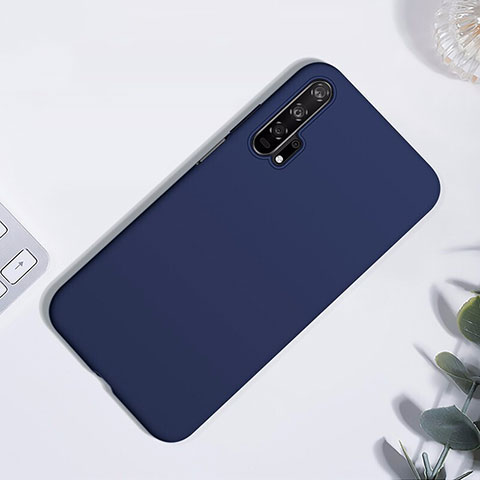 Custodia Silicone Ultra Sottile Morbida 360 Gradi Cover S01 per Huawei Honor 20 Pro Blu