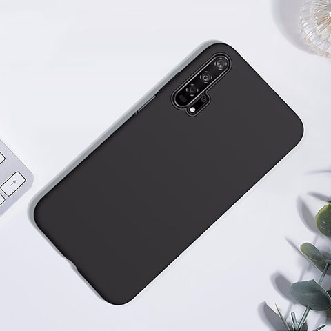 Custodia Silicone Ultra Sottile Morbida 360 Gradi Cover S01 per Huawei Honor 20 Pro Nero