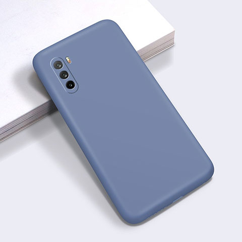 Custodia Silicone Ultra Sottile Morbida 360 Gradi Cover S01 per Huawei Mate 40 Lite 5G Grigio Lavanda