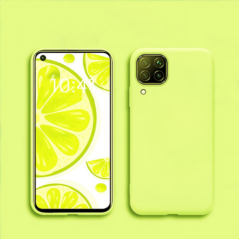 Custodia Silicone Ultra Sottile Morbida 360 Gradi Cover S01 per Huawei Nova 6 SE Giallo