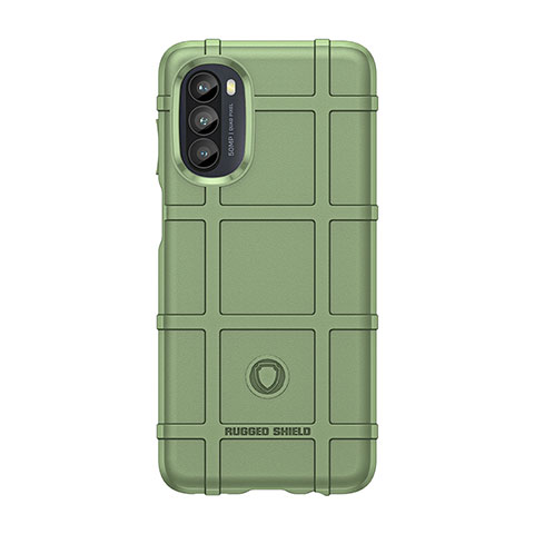 Custodia Silicone Ultra Sottile Morbida 360 Gradi Cover S01 per Motorola Moto Edge (2022) 5G Verde