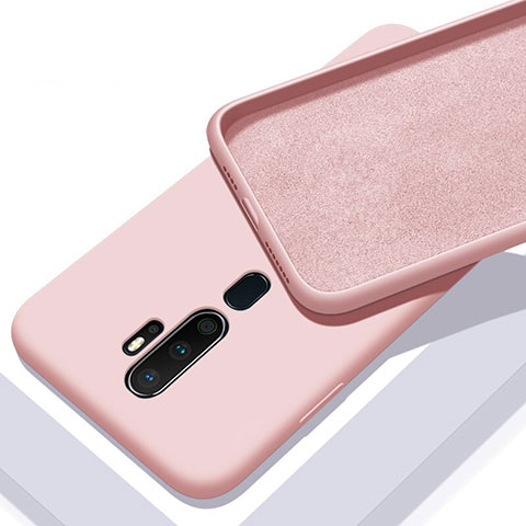 Custodia Silicone Ultra Sottile Morbida 360 Gradi Cover S01 per Oppo A5 (2020) Rosa