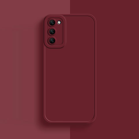 Custodia Silicone Ultra Sottile Morbida 360 Gradi Cover S01 per Oppo A53s 5G Rosso