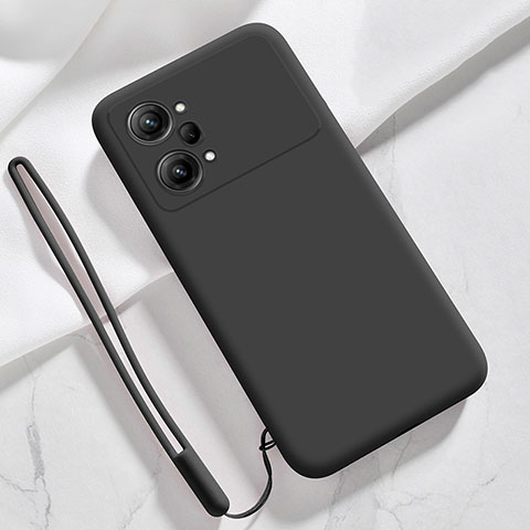 Custodia Silicone Ultra Sottile Morbida 360 Gradi Cover S01 per Oppo K10 Pro 5G Nero