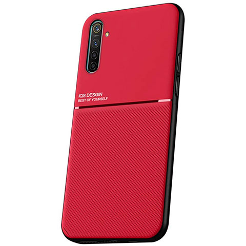 Custodia Silicone Ultra Sottile Morbida 360 Gradi Cover S01 per Oppo K5 Rosso