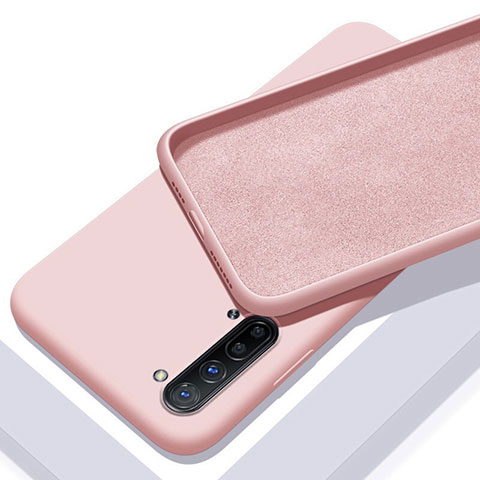 Custodia Silicone Ultra Sottile Morbida 360 Gradi Cover S01 per Oppo K7 5G Rosa