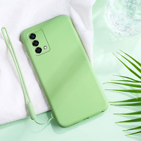 Custodia Silicone Ultra Sottile Morbida 360 Gradi Cover S01 per Oppo K9 5G Verde Pastello