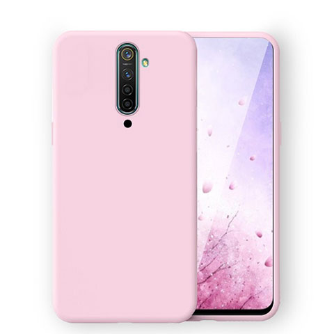 Custodia Silicone Ultra Sottile Morbida 360 Gradi Cover S01 per Oppo Reno2 Rosa