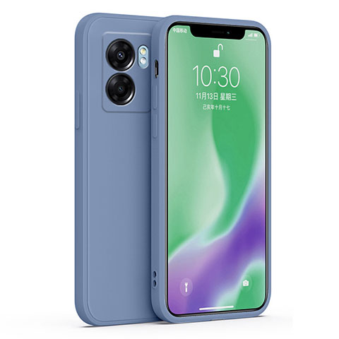 Custodia Silicone Ultra Sottile Morbida 360 Gradi Cover S01 per Realme V23i 5G Grigio Lavanda