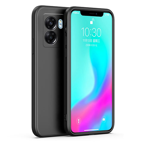 Custodia Silicone Ultra Sottile Morbida 360 Gradi Cover S01 per Realme V23i 5G Nero