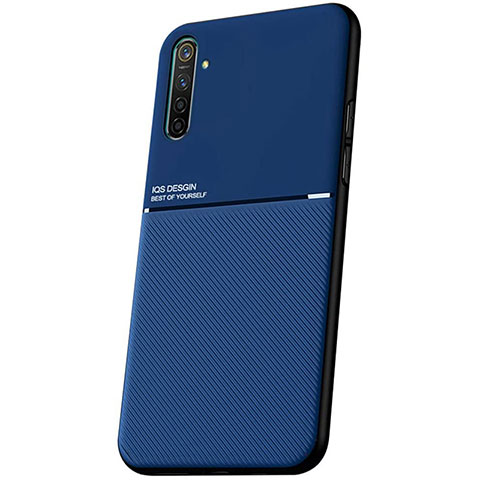 Custodia Silicone Ultra Sottile Morbida 360 Gradi Cover S01 per Realme XT Blu