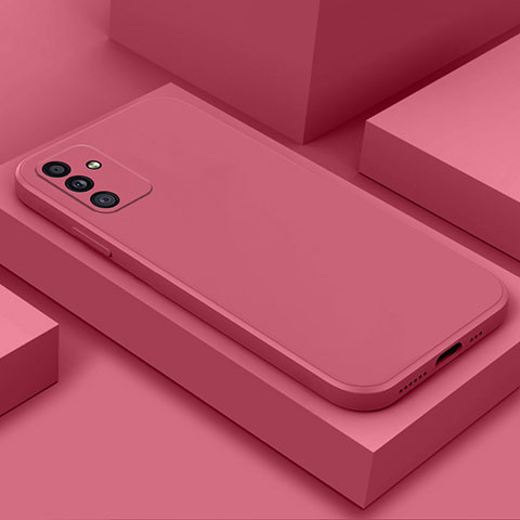 Custodia Silicone Ultra Sottile Morbida 360 Gradi Cover S01 per Samsung Galaxy A15 4G Rosa Caldo