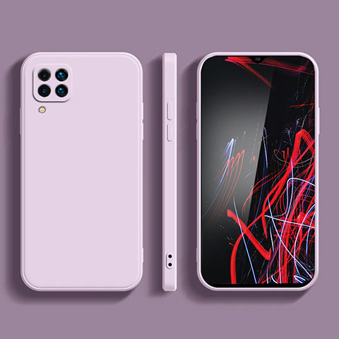 Custodia Silicone Ultra Sottile Morbida 360 Gradi Cover S01 per Samsung Galaxy A22 4G Lavanda