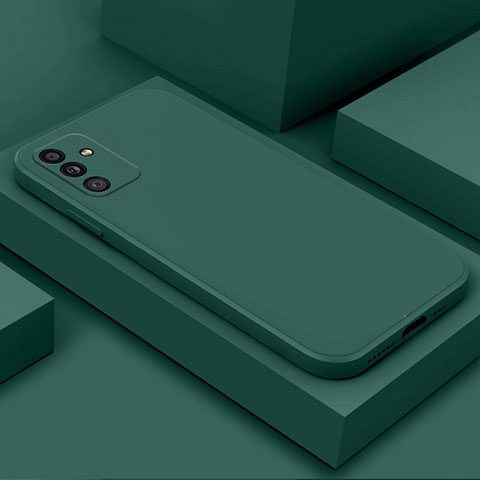 Custodia Silicone Ultra Sottile Morbida 360 Gradi Cover S01 per Samsung Galaxy Quantum2 5G Verde Notte