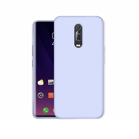 Custodia Silicone Ultra Sottile Morbida 360 Gradi Cover S01 per Xiaomi Mi 9T Pro Cielo Blu