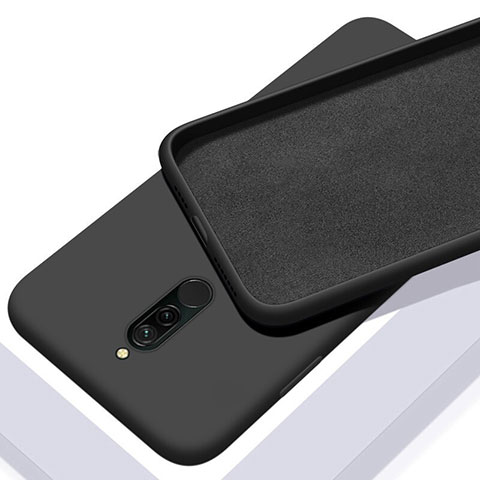 Custodia Silicone Ultra Sottile Morbida 360 Gradi Cover S01 per Xiaomi Redmi 8 Nero